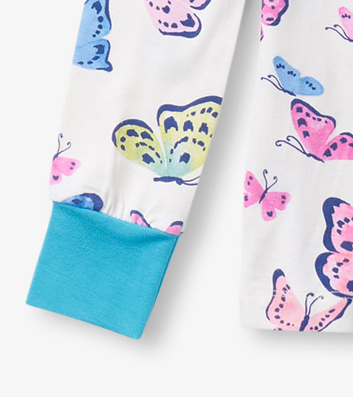 View larger image of Girls Big Butterflies Bamboo Pajama Set