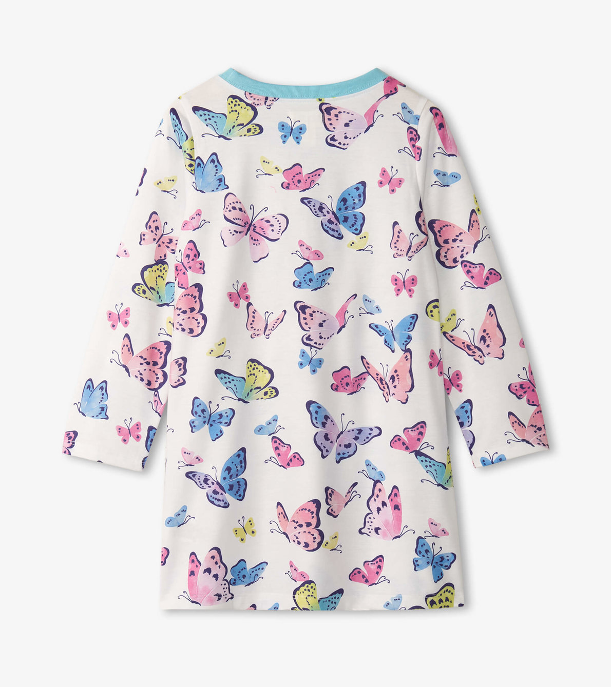 View larger image of Girls Big Butterflies Long Sleeve Nightgown