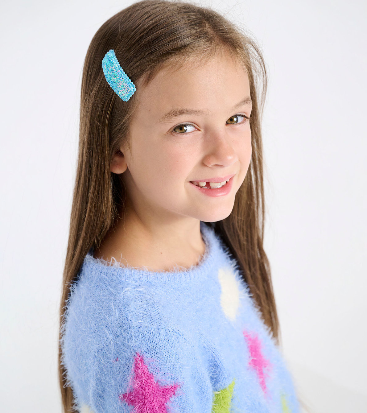 View larger image of Girls Celestial Sky Fuzzy Sweater