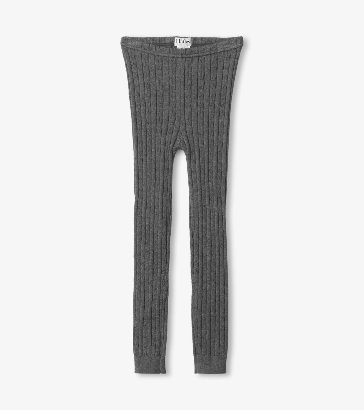 View larger image of Girls Charcoal Cable Knit Tights