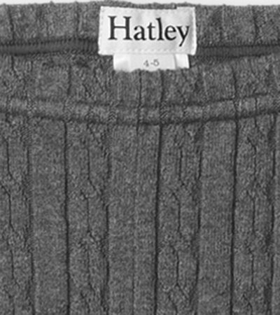 Cable Knit Tights - Light Grey Melange - Hatley CA