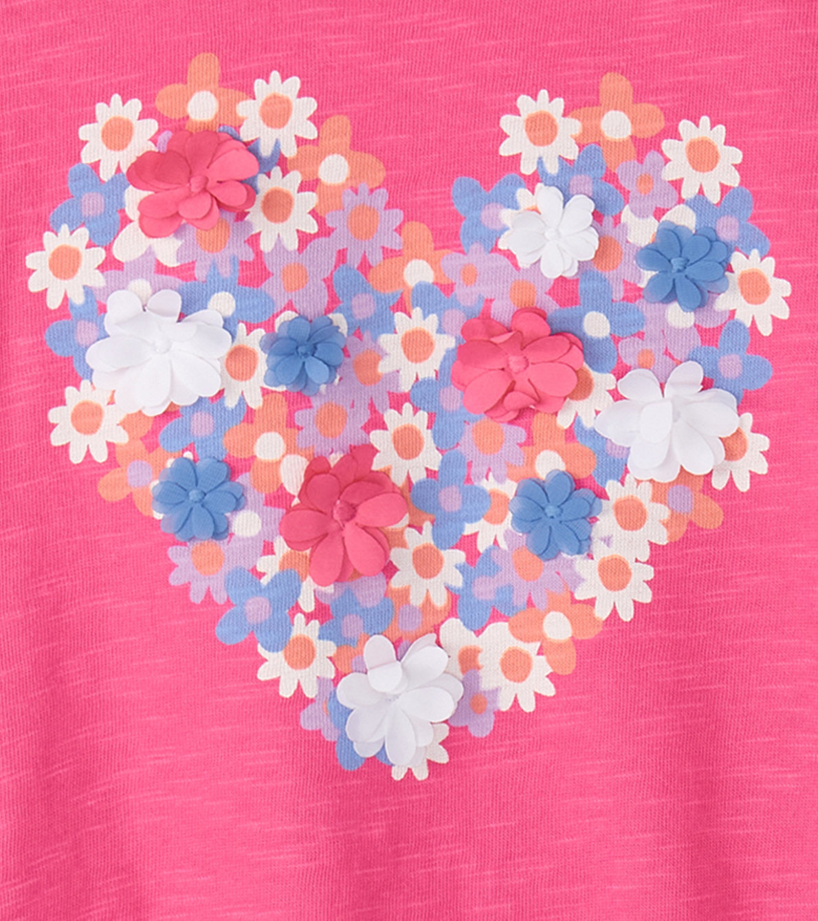 View larger image of Girls Chiffon Heart Tie Front T-Shirt