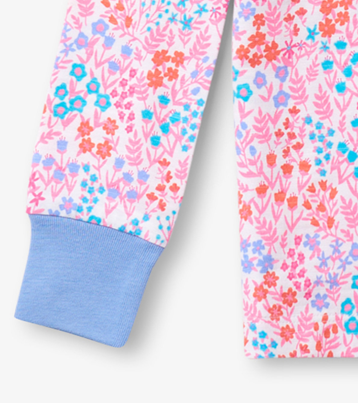 Agrandir l'image de Pyjama en coton – Petites fleurs