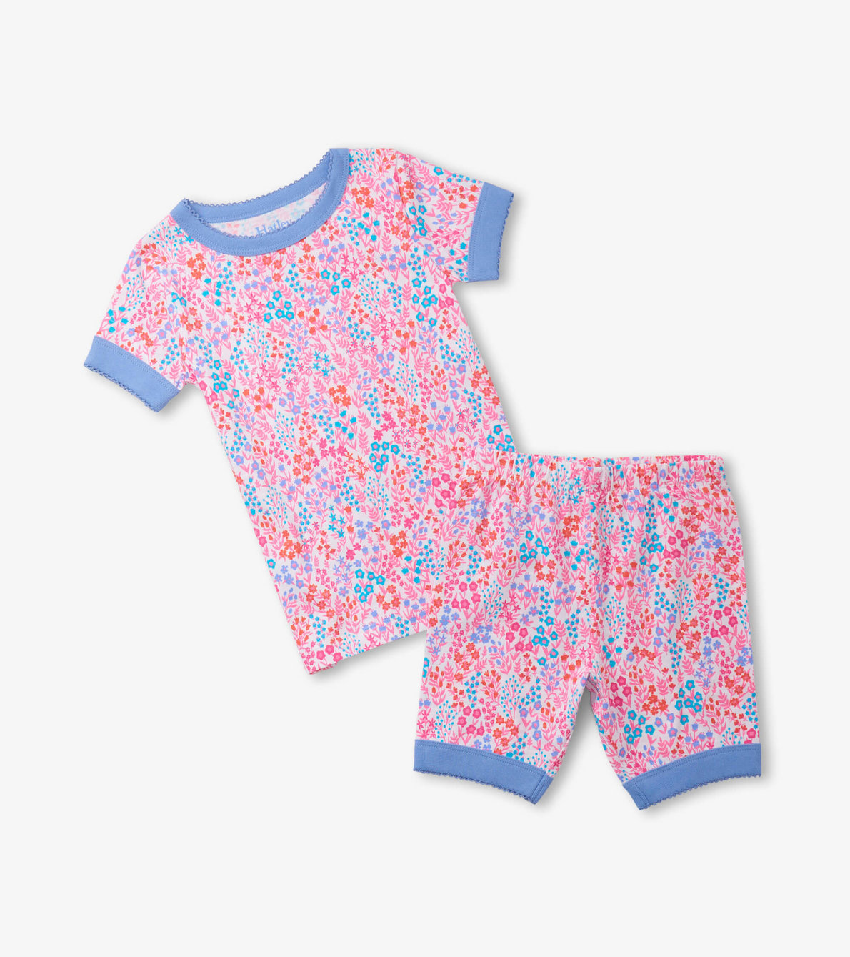 View larger image of Girls Ditsy Floral Short Pajama Set