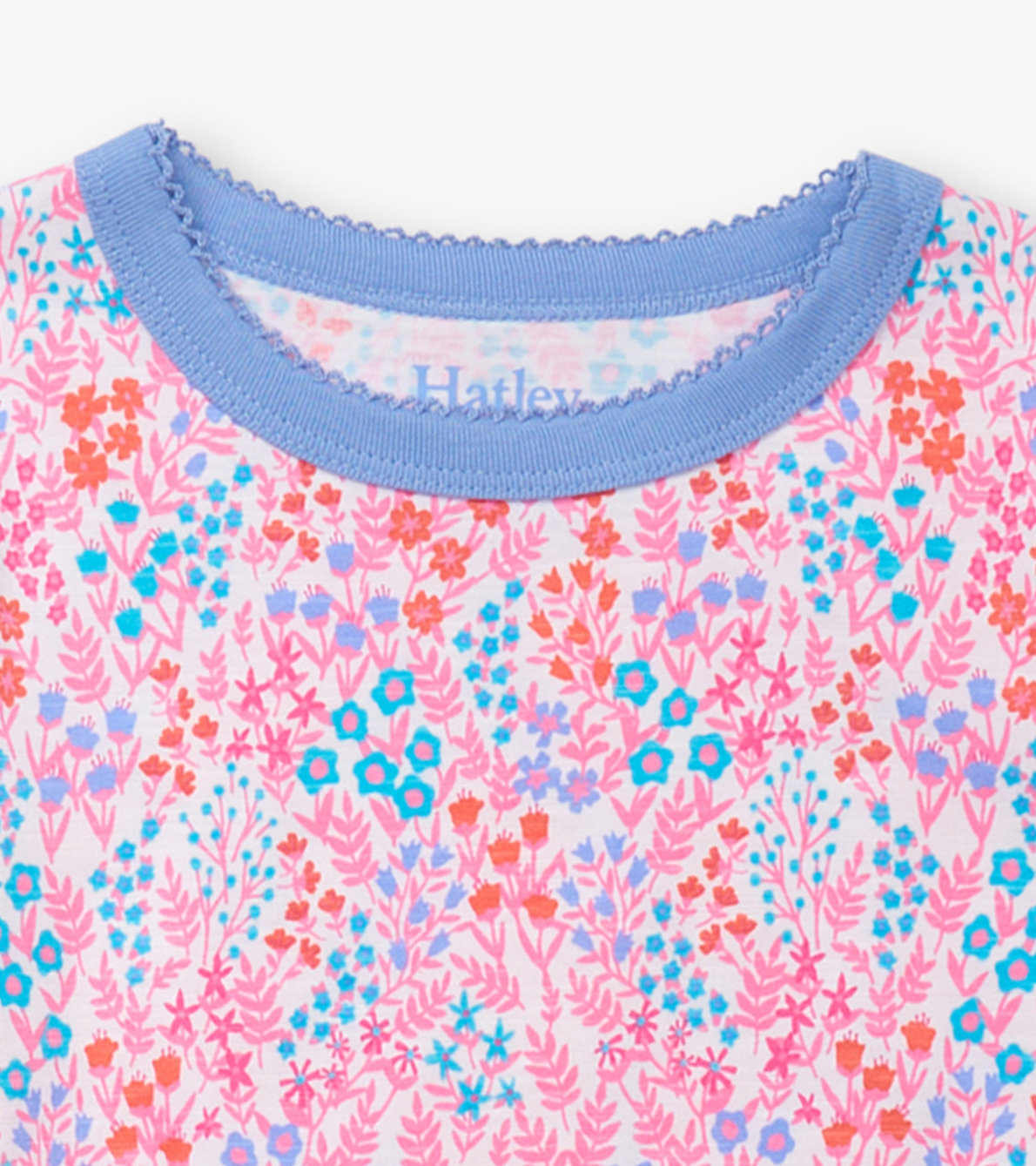 Agrandir l'image de Pyjama court en coton – Petites fleurs