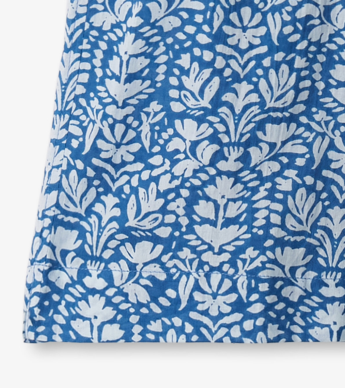 Agrandir l'image de Jupe-culotte à jambe large – Motifs floraux créés par shibori
