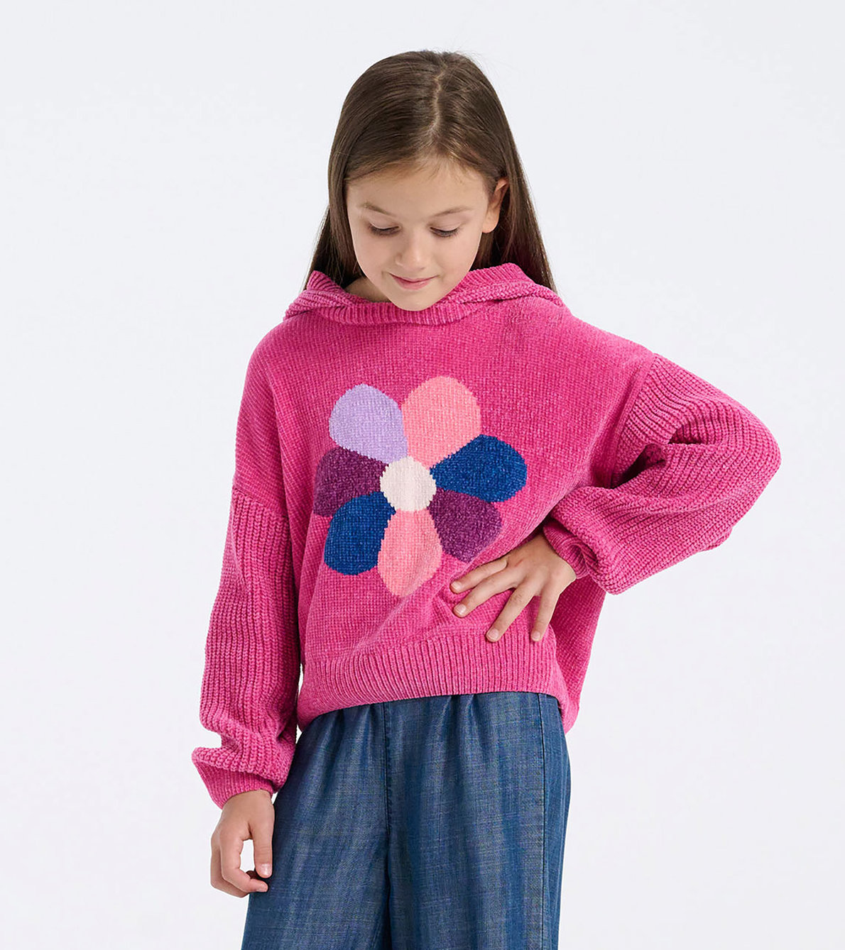 View larger image of Girls Flower Power Hoodie