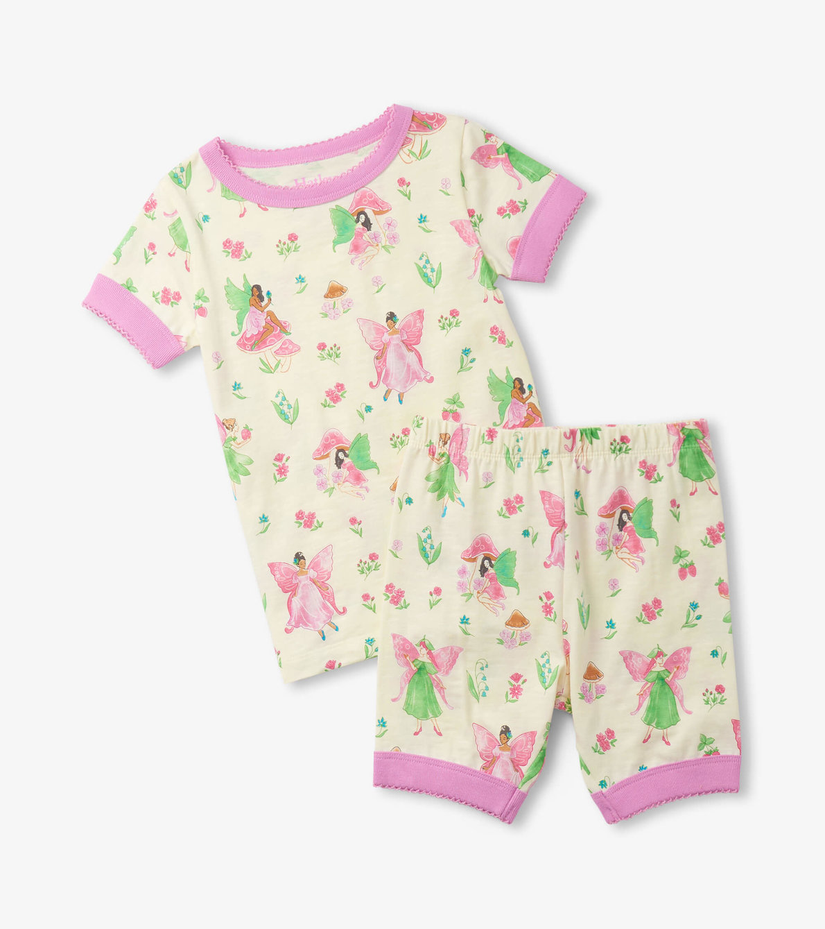 View larger image of Girls Forest Fairies Short Pajama Set