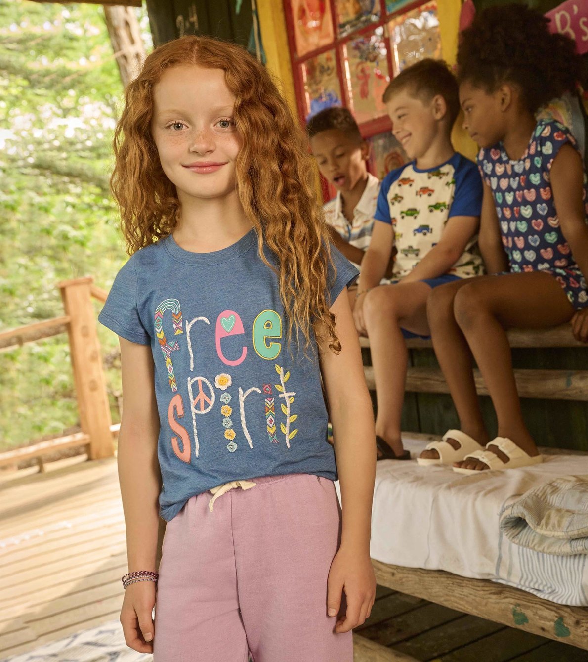 Agrandir l'image de T-shirt à imprimé – Motif « Free Spirit »