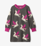 Girls Large Polka Dot Sweater Dress – The Plaid Giraffe