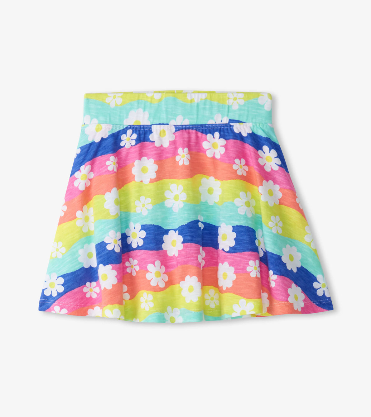 View larger image of Girls Groovy Flowers Floaty Skort