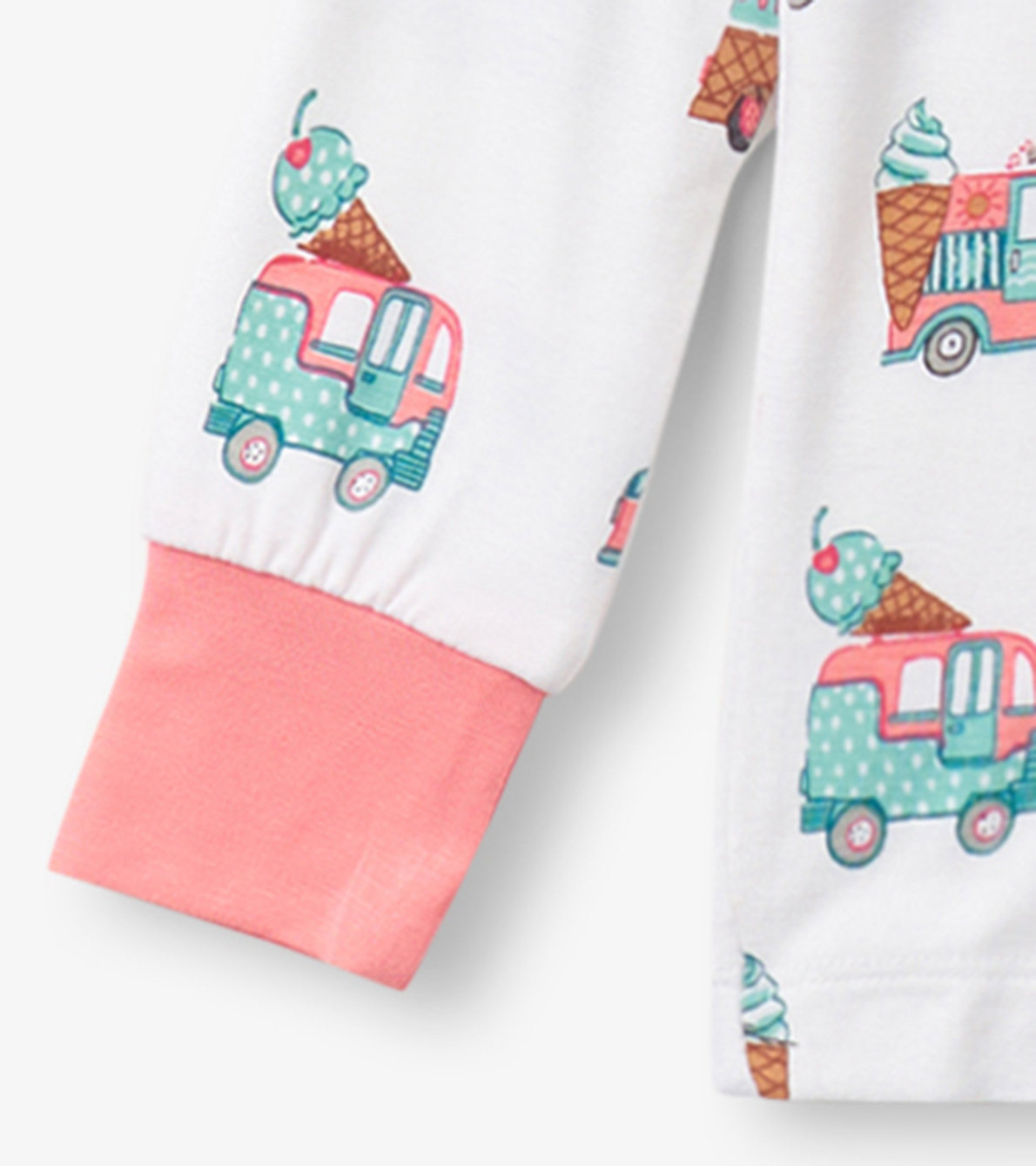 View larger image of Girls Ice Cream Bamboo Pajama Set