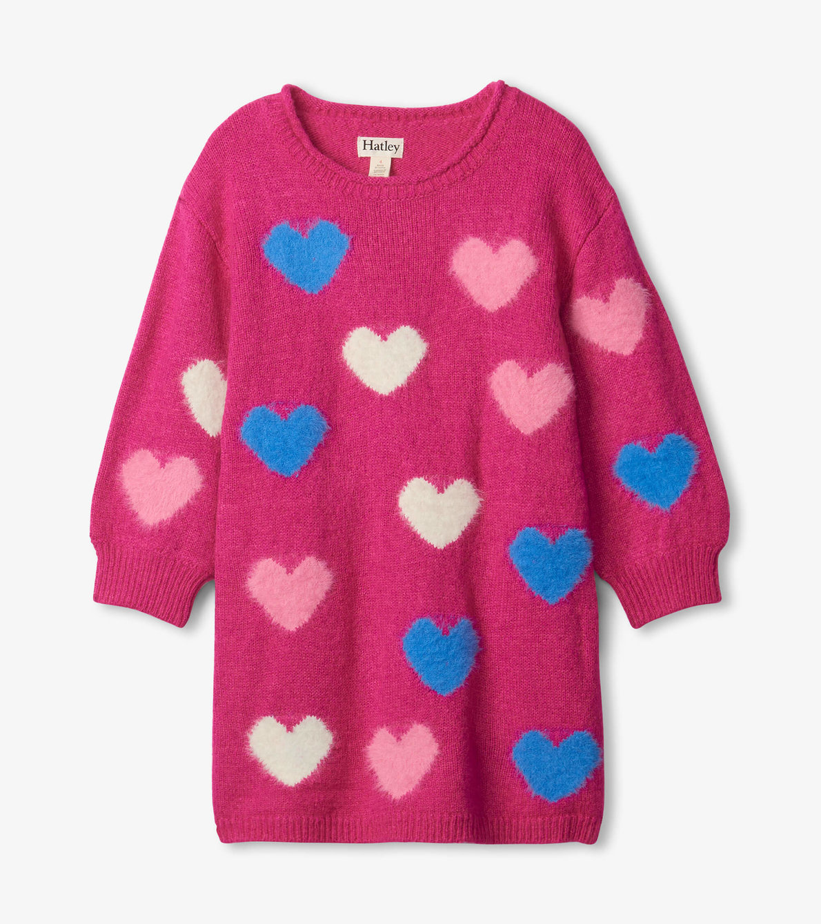 View larger image of Girls Magical Hearts Sweater Dress