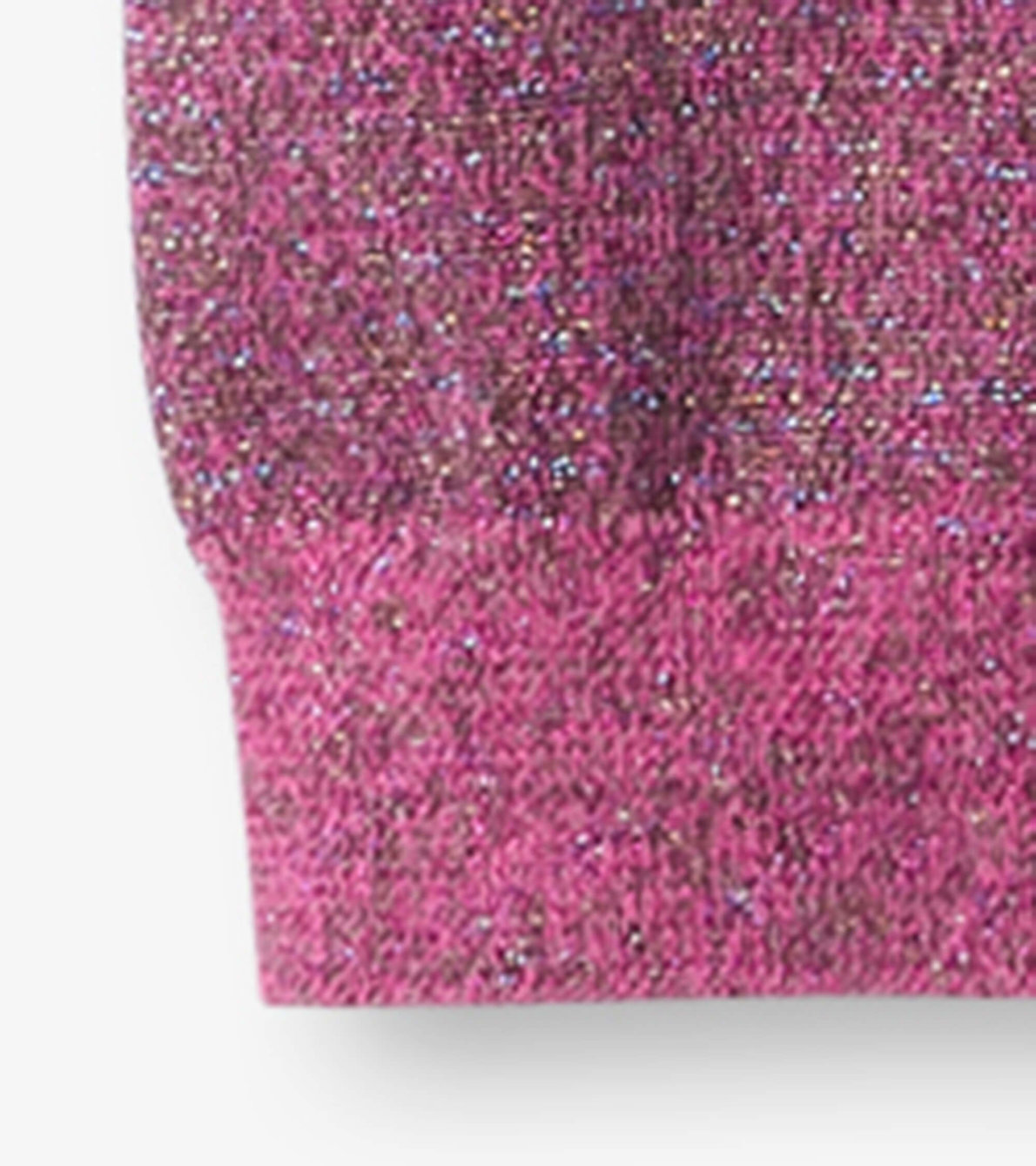 View larger image of Girls Pink Glitter Knit Leggings