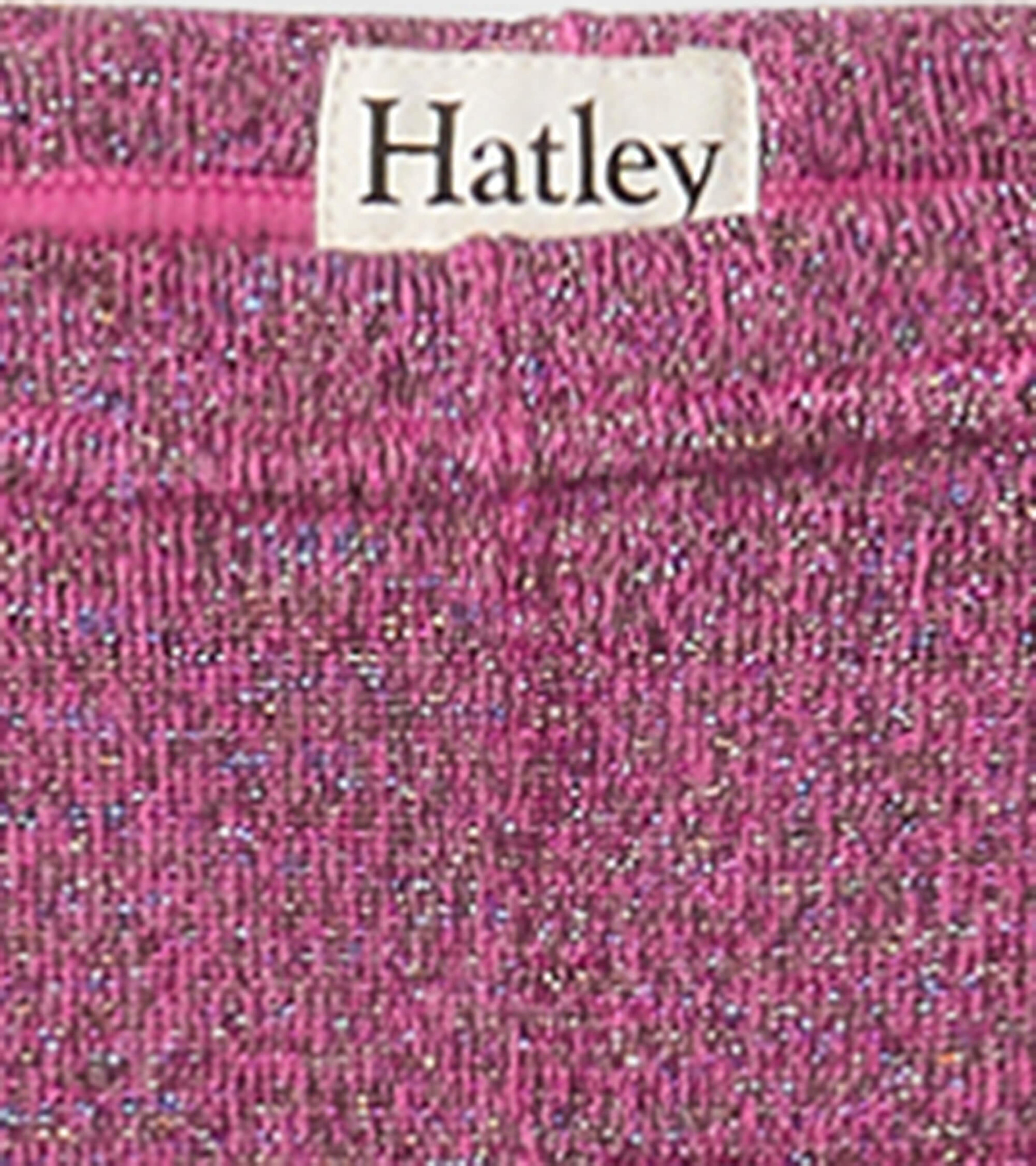 Girls Pink Glitter Knit Leggings - Hatley US