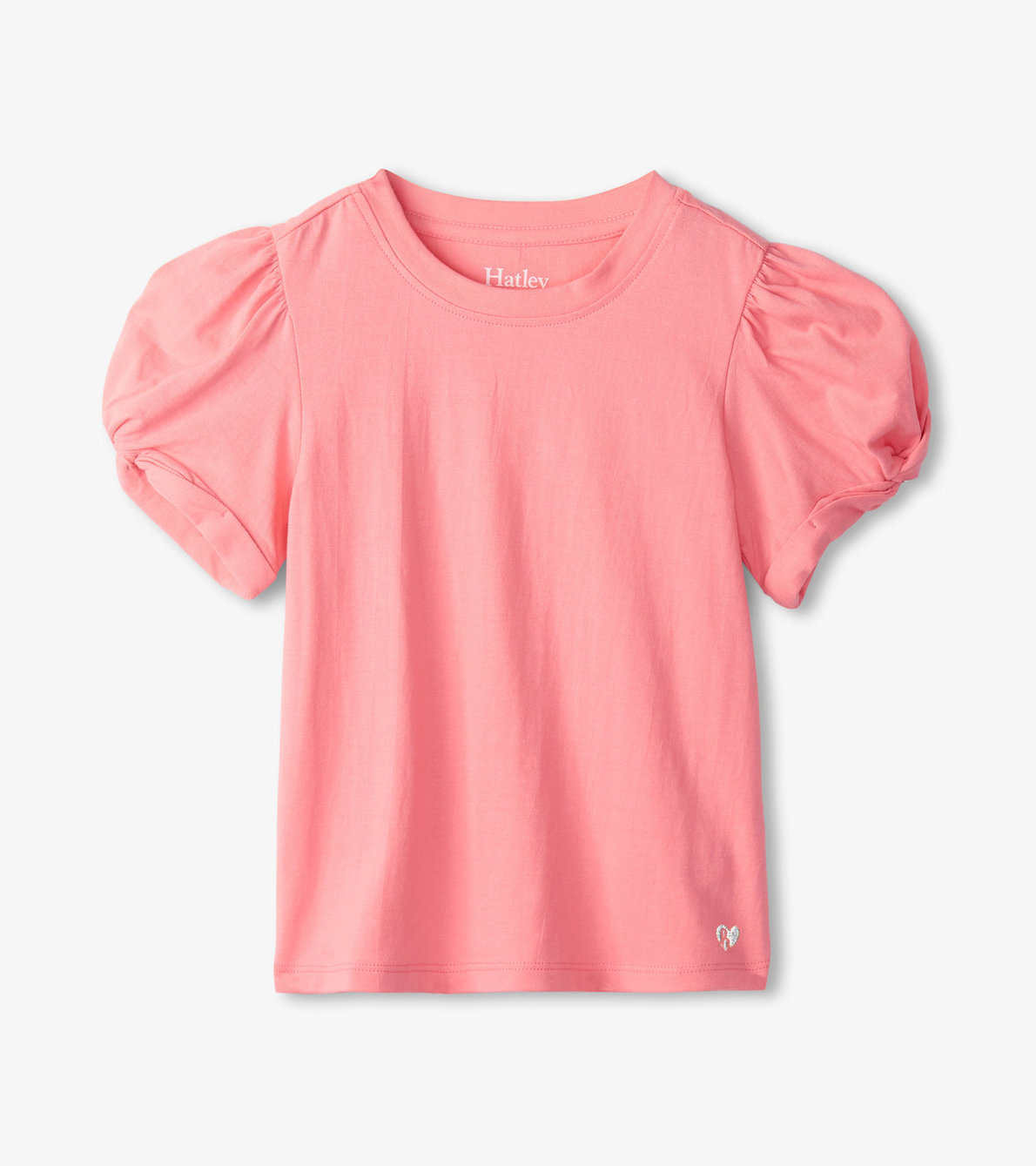 View larger image of Girls Pink Sachet Twisted Sleeve Tee