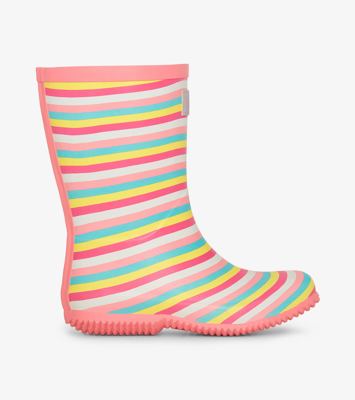 View larger image of Girls Pretty Stripes Packable Wellies