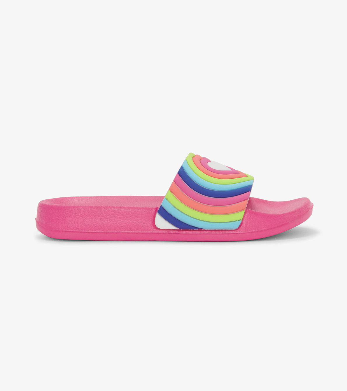 View larger image of Girls Rainbow Heart Slides