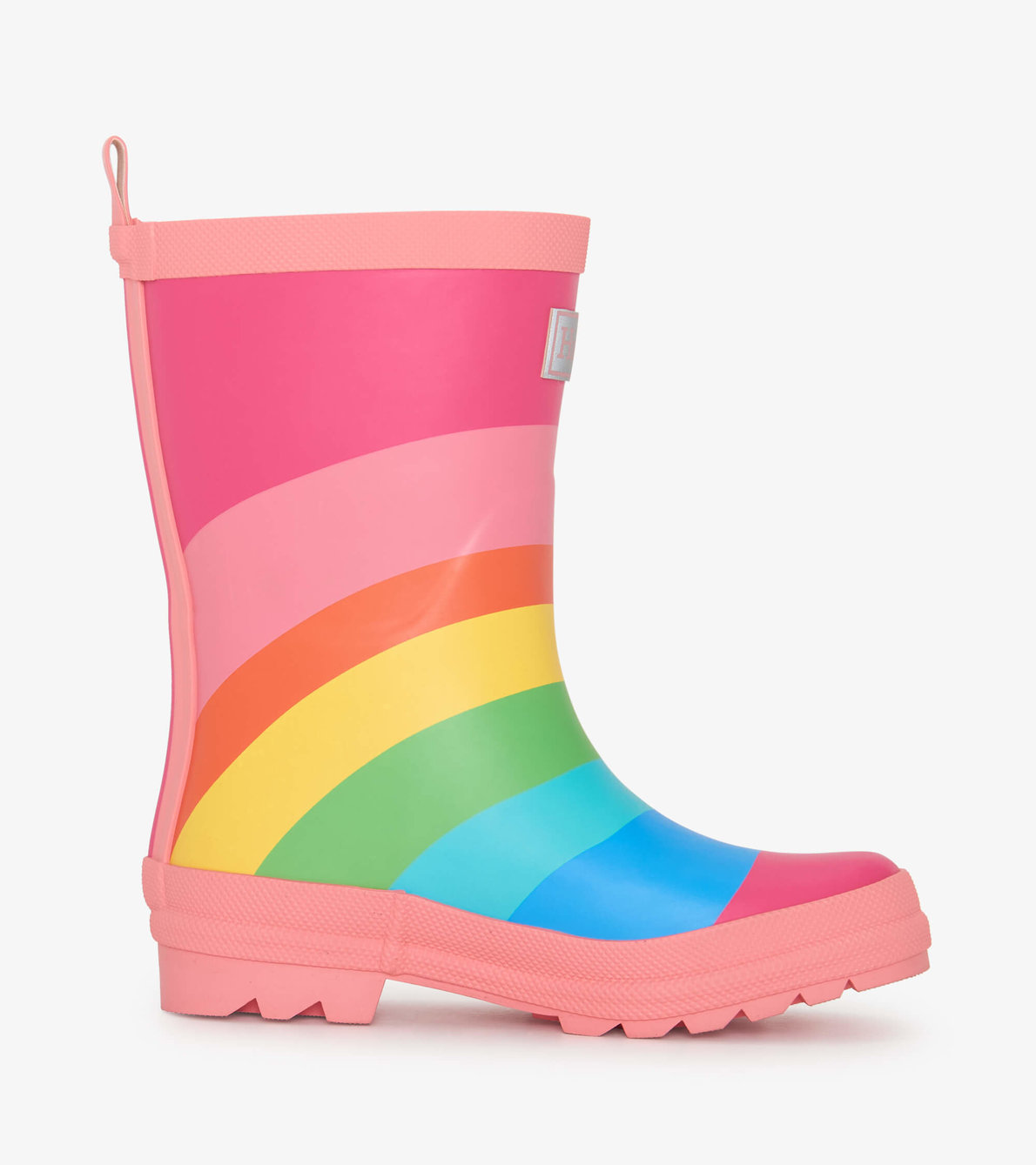 View larger image of Girls Rainbow Matte Rain Boots