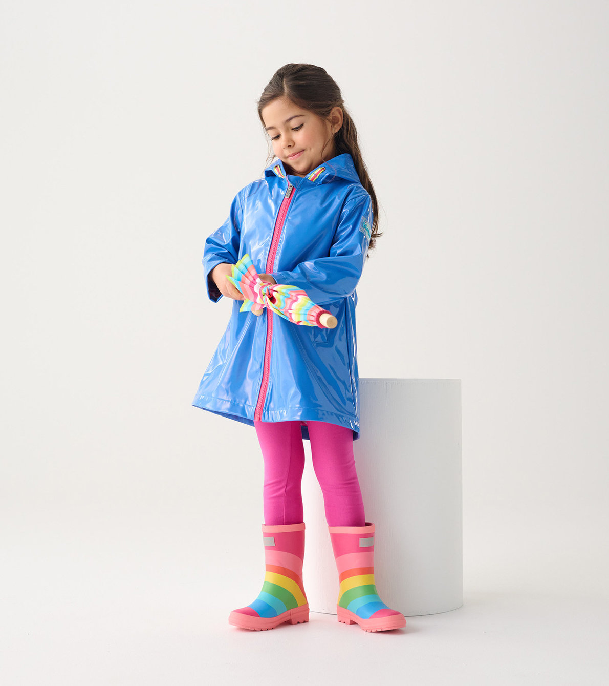 View larger image of Girls Rainbow Matte Wellies
