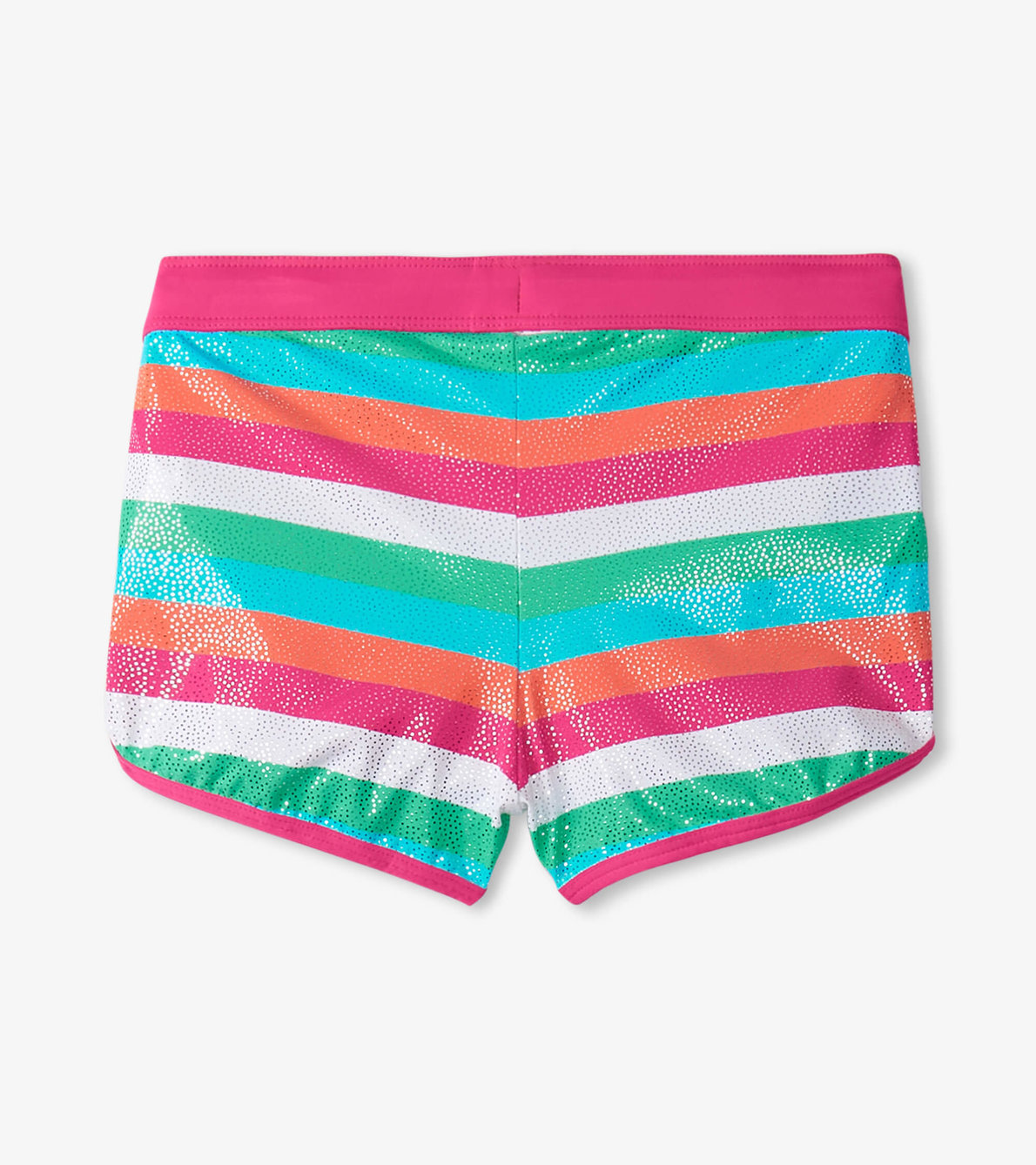 View larger image of Girls Rainbow Palm Swim Shorts