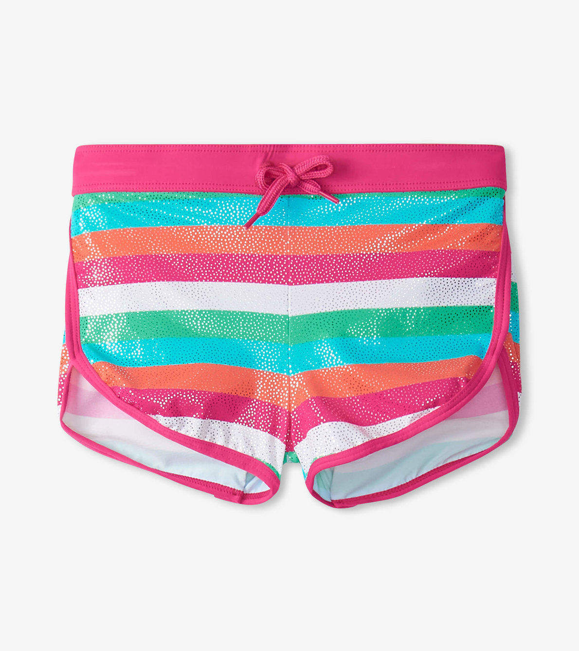 View larger image of Girls Rainbow Palm Swim Shorts