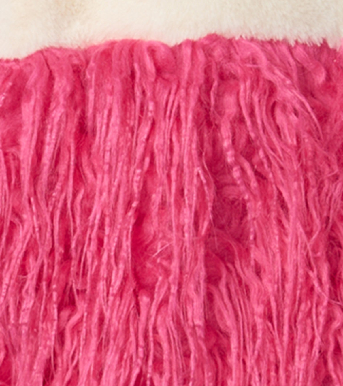View larger image of Girls Sheer Pink Faux Fur Jacket