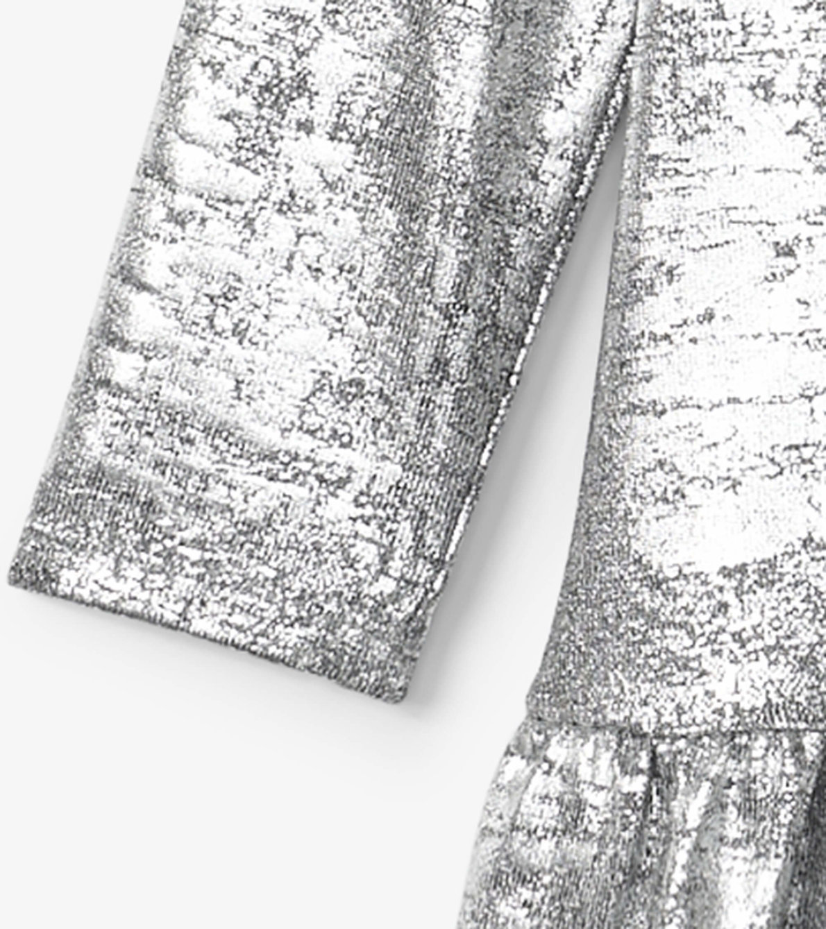 View larger image of Girls Silver Shimmer A-Line Dress