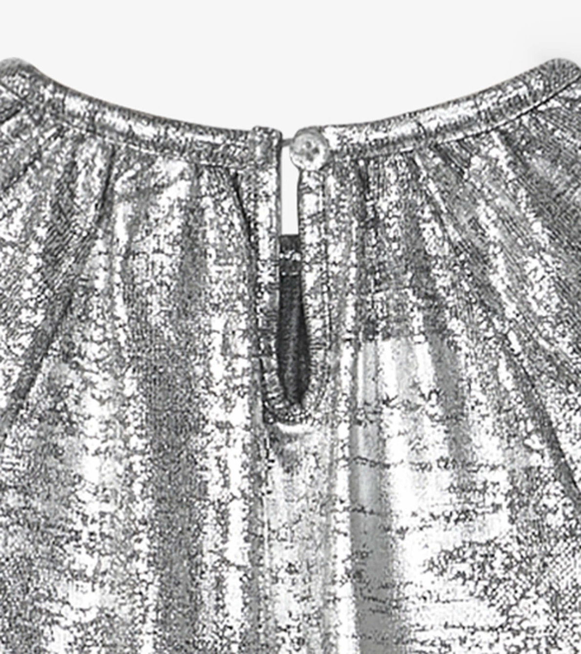 View larger image of Girls Silver Shimmer A-Line Dress