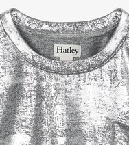 Relaxed - T-Shirt Shimmer Girls US Silver Hatley
