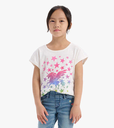 T-shirt à coupe décontractée – Éclat d’étoiles