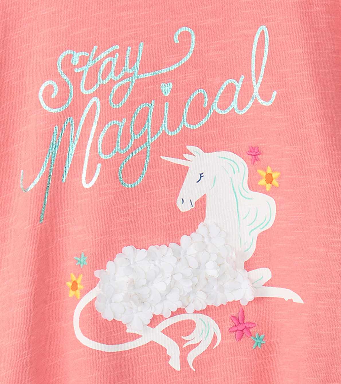 Agrandir l'image de T-shirt à coupe droite – Licorne « Stay Magical »