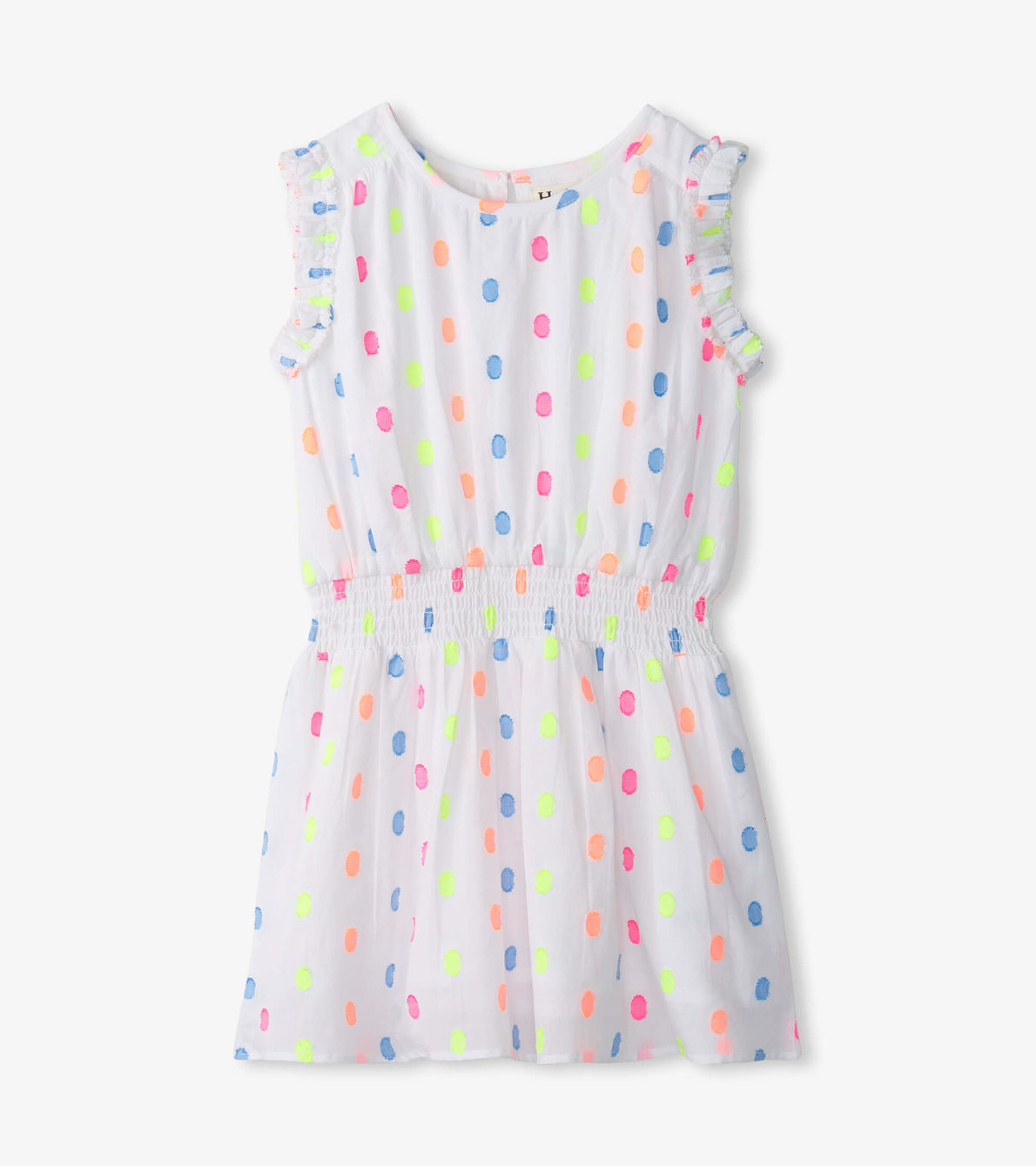 View larger image of Girls Summer Dots Woven Play Dress