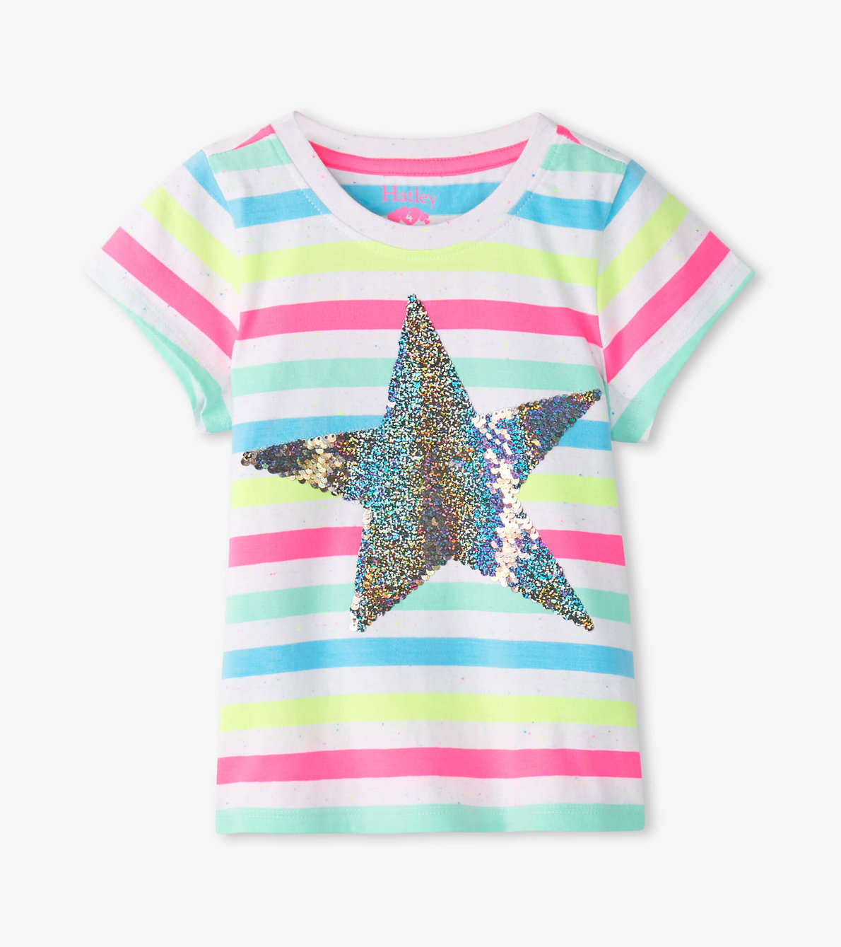 Agrandir l'image de T-shirt à imprimé – Rayures des mers d’été