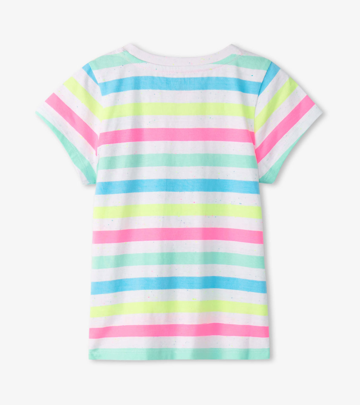 View larger image of Girls Summer Sea Stripes Graphic Tee
