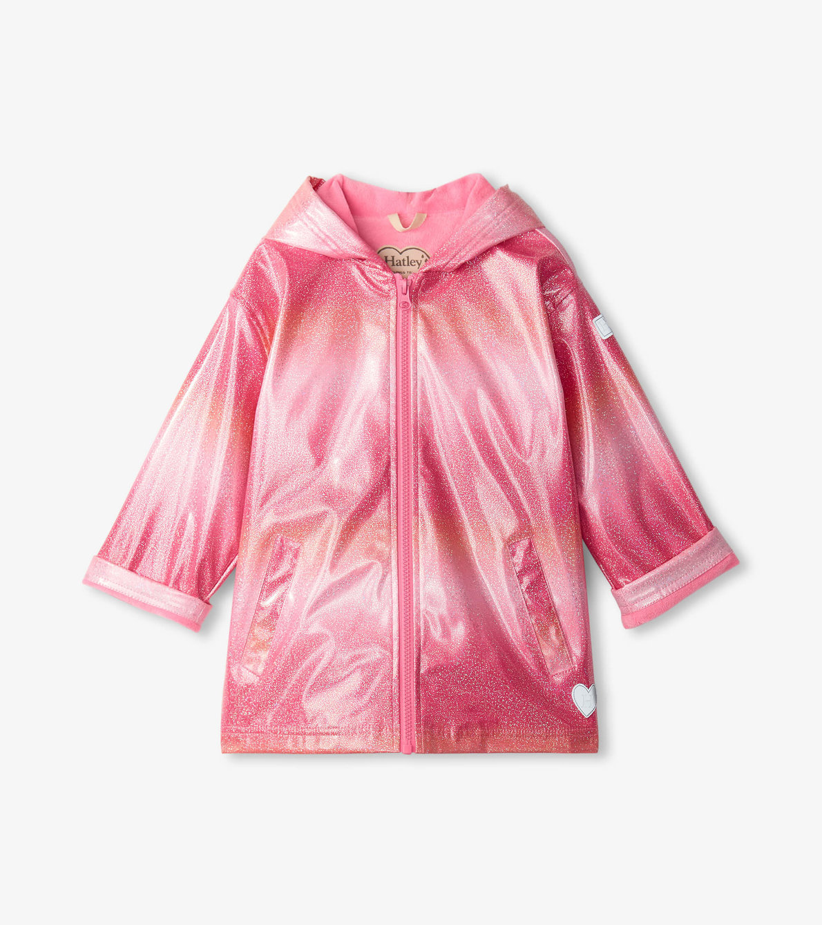 View larger image of Girls Summer Stripe Rain Jacket