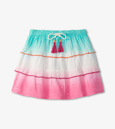 Girls Summer Waves Tiered Skirt