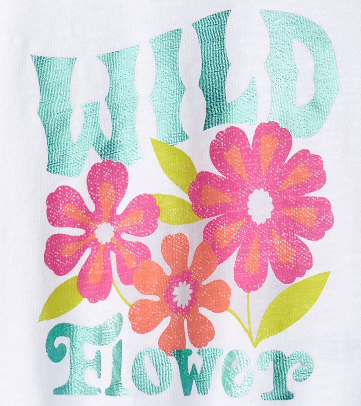 View larger image of Girls Wild Flower Graphic Tee