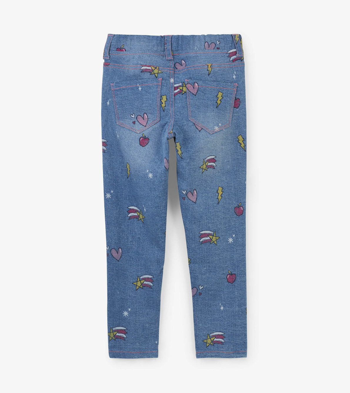 View larger image of Girly Doodles Stretch Denim Pants