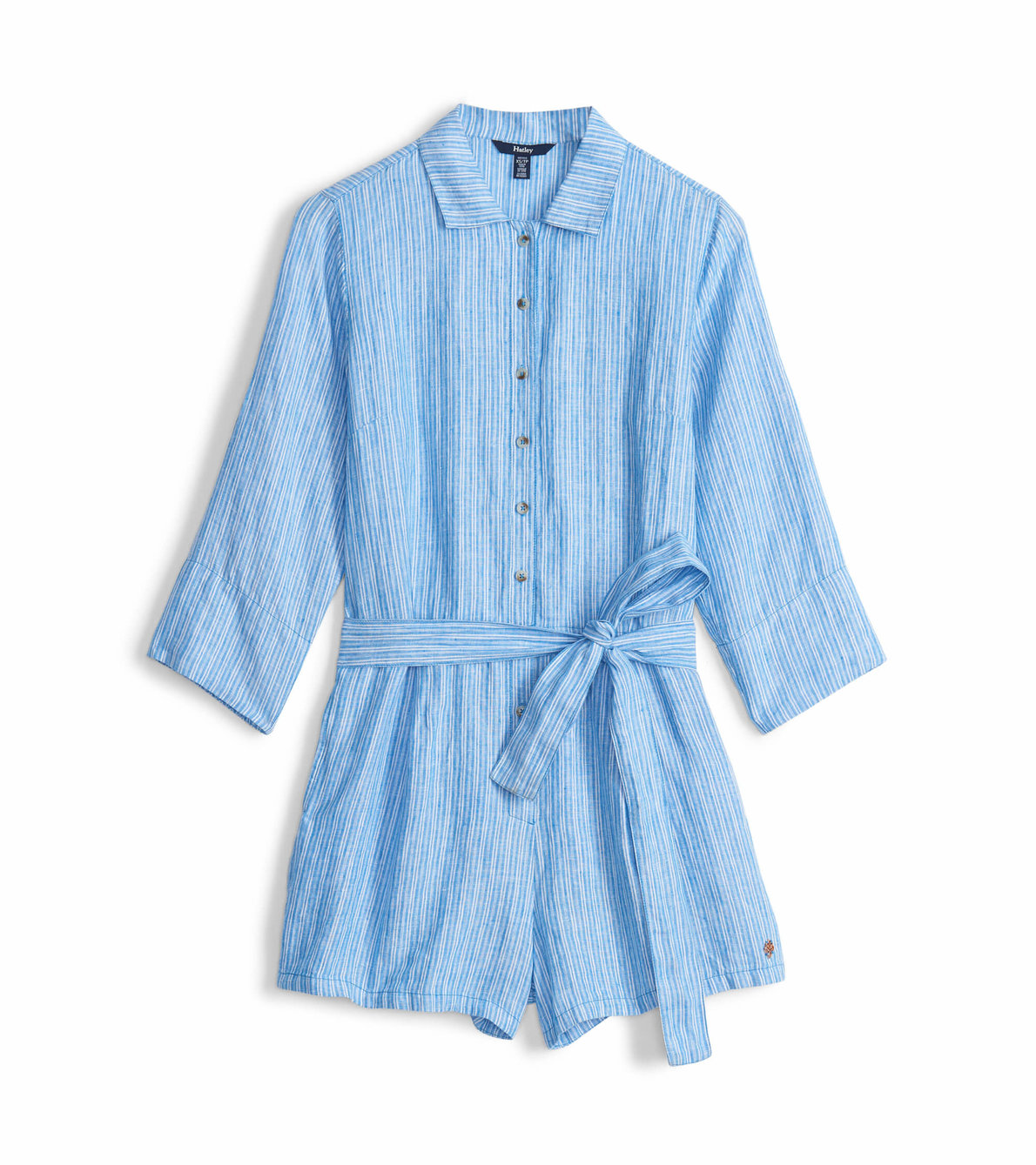 View larger image of Giselle Romper - French Blue Stripes
