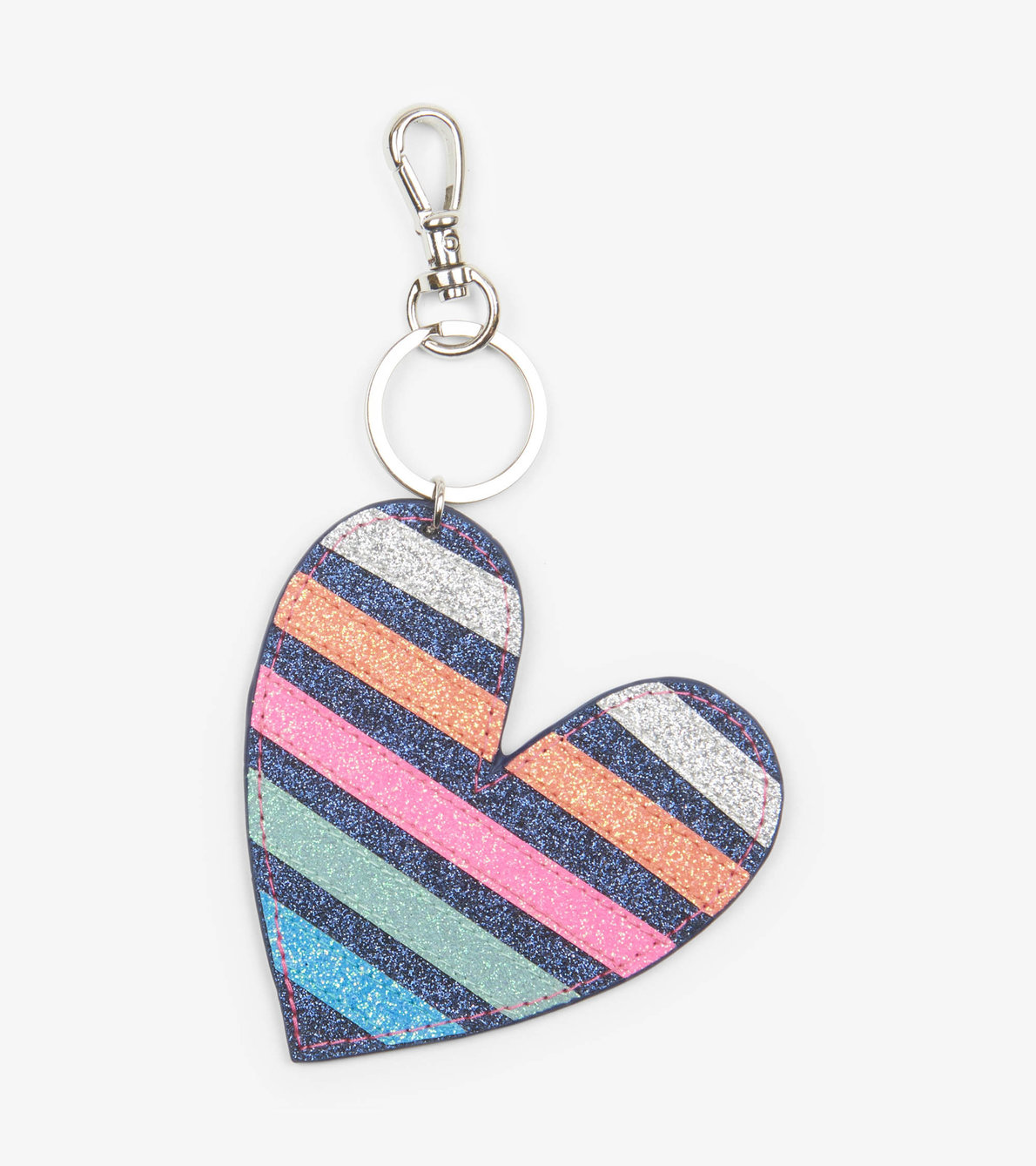 View larger image of Glistening Heart Bag Charm