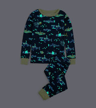 Glow in the Dark Animal Subs Pajama Set - Hatley US