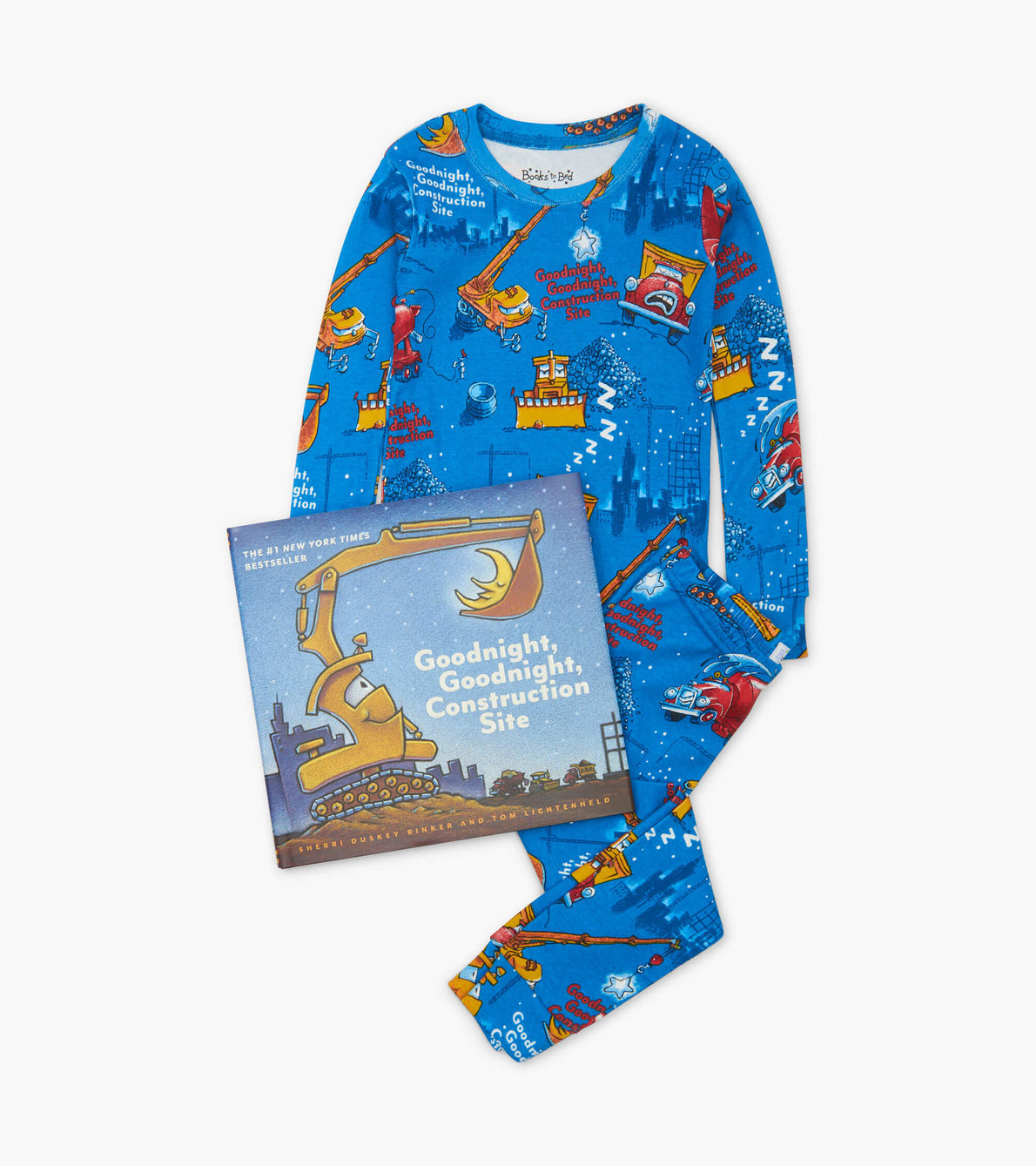 View larger image of Goodnight, Goodnight, Construction Site Kids Book and Pajama Set