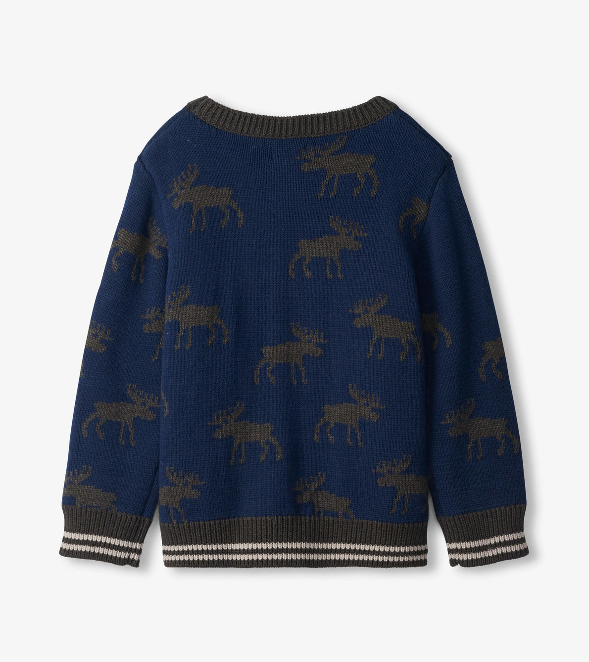 View larger image of Graphic Moose Crew Neck Sweater