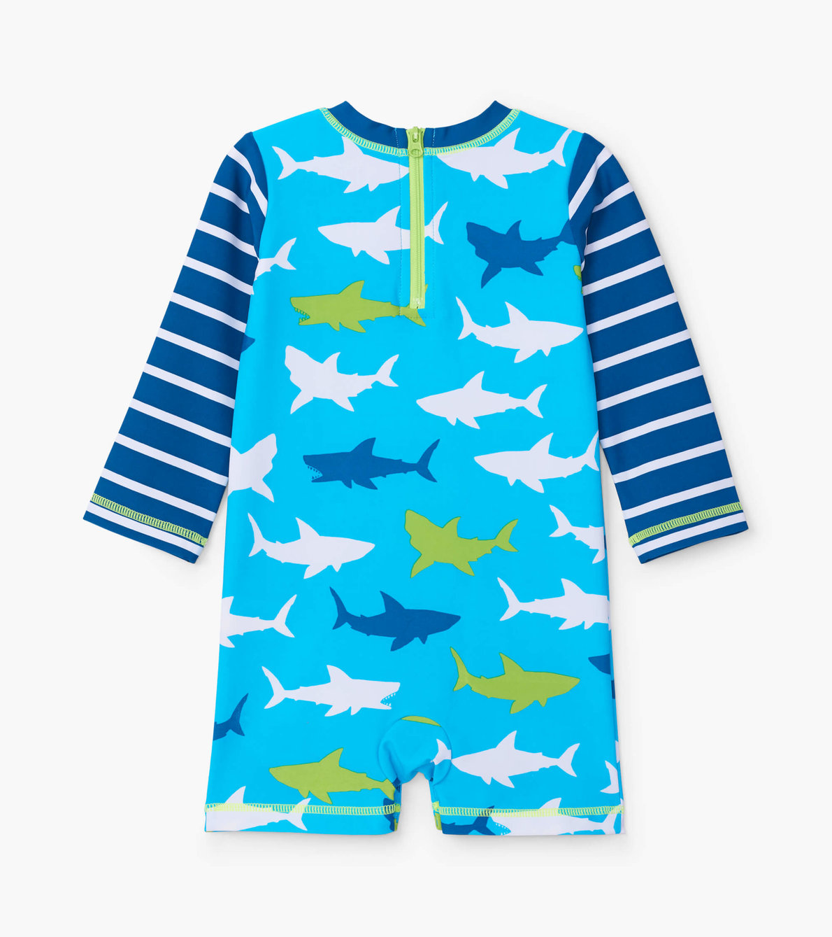 Agrandir l'image de Maillot protecteur une pièce pour bébé – Grands requins blancs