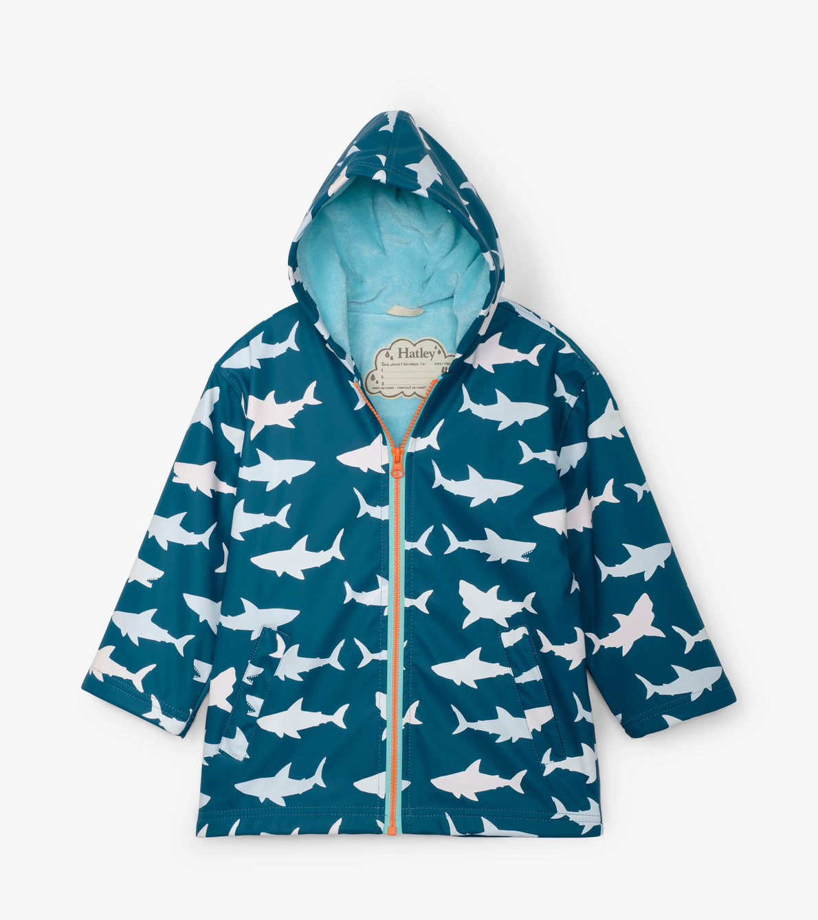 View larger image of Great White Sharks Colour Changing Splash Jacket