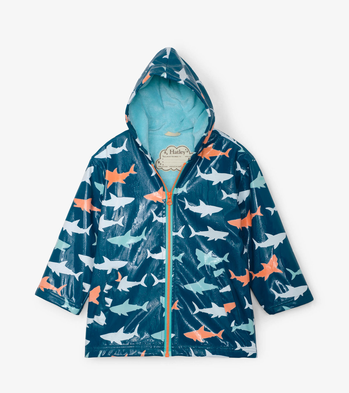 View larger image of Great White Sharks Colour Changing Splash Jacket