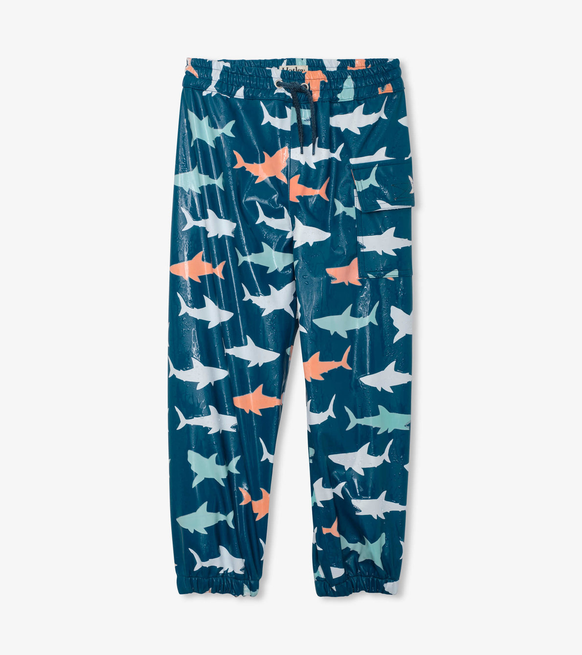 Agrandir l'image de Pantalon de pluie à couleur changeante – Grands requins blancs 