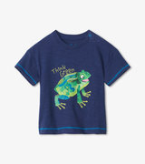 T-shirt à imprimé pour bébé – Grenouille écolo