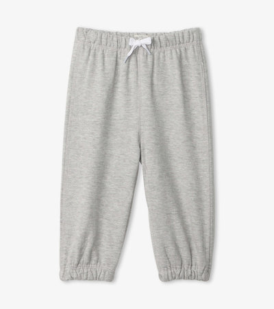 Grey French Terry Baby Joggers